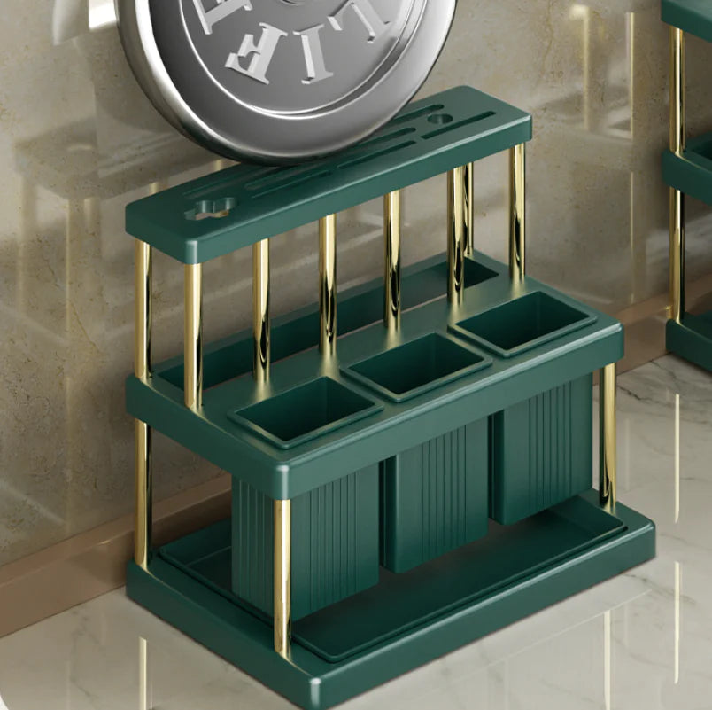 Estante de Almacenamiento Multifuncional para Utensilios de Cocina de Lujo